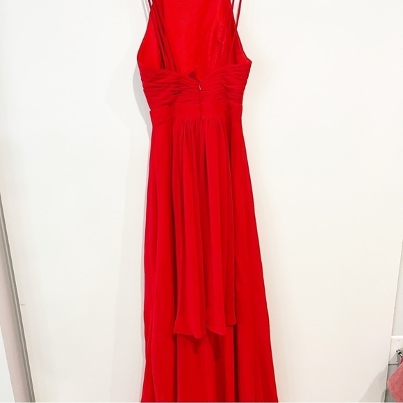 Fame and Partners High Neck Chiffon Maxi Dress - Picture 7 of 12